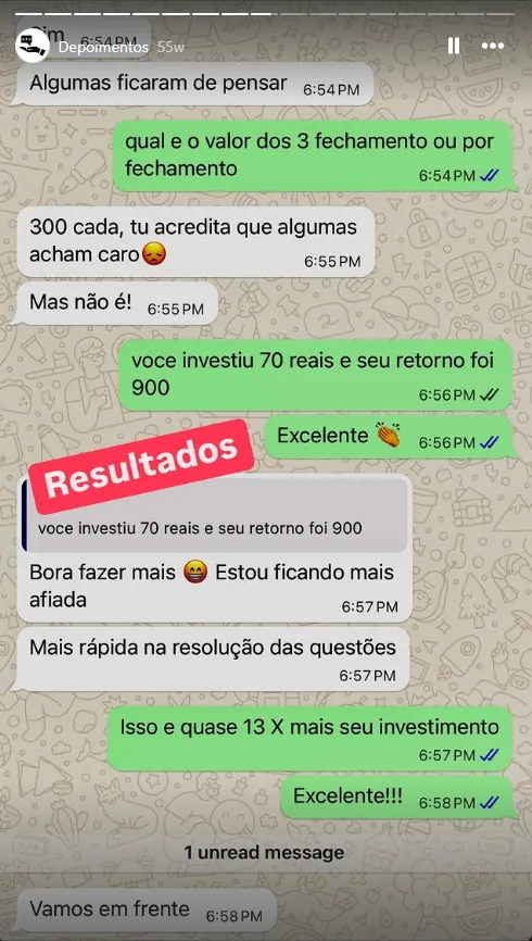 Depoimento de cliente 5